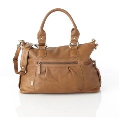OiOi Tan Leather Slouch 1